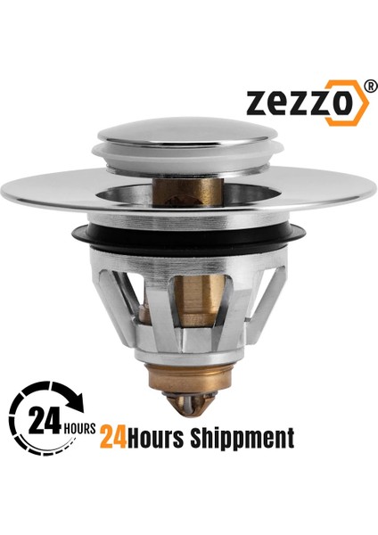 26MM-48MM Tarzı Zezzo Sıçrama Çekirdek Pop-Up Drenaj Filtresi Banyo Paslanmaz Çelik Sıçrama Çekirdek Itme Tipi Saç Durdurucu Havzası Pop-Up Drenaj Filtresi (Yurt Dışından) modelleri