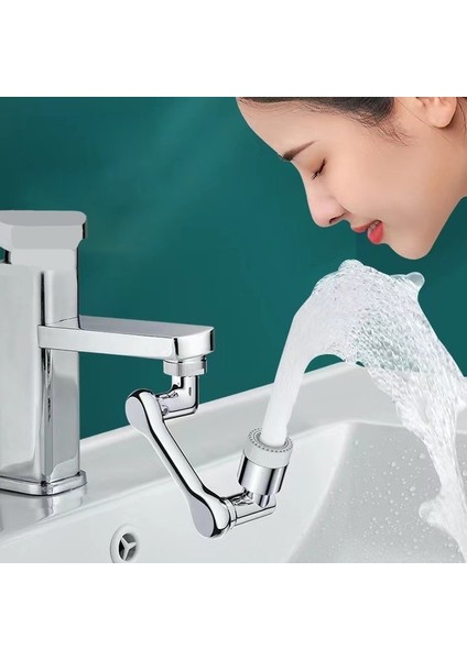 Stil 2 One Gears Stili 1080 Dönebilen Musluk Havalandırıcı Banyo Lavabo Dokunun Sıçrama Filtresi Mutfak Musluk Uzatın Musluk Su Tasarrufu Fıskiye Memesi (Yurt Dışından) fiyatları