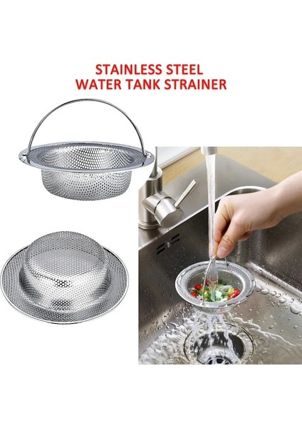 No.6 Stili Paslanmaz Çelik Küvet Saç Catcher Stoper Duş Tahliye Deliği Filtresi Saplı Metal Lavabo Süzgeci Yer Sifonu Mutfak Için (Yurt Dışından)