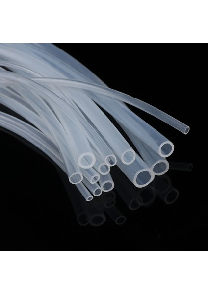 5X8MM Tarzı 5 Milyon Yüksek 1 mm Gıda Sınıfı Şeffaf Şeffaf Silikon Tüp Silikon Kauçuk Hortum Yumuşak Tüpler Güvenli Kauçuk Esnek Silikon Tüp (Yurt Dışından)