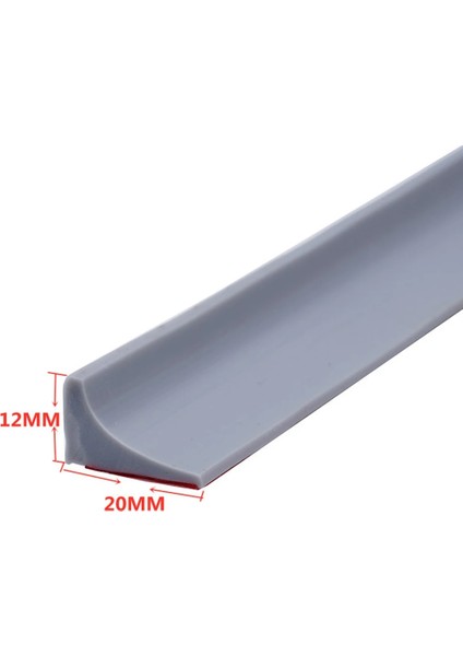 Siyah 2 Tarzı 30CM Silikon Banyo Su Durdurucu Şerit Duş Barajı Bükülebilir Mutfak Tezgahı Tutma Bariyeri Kuru Islak Ayırma Sızdırmazlık Şeridi (Yurt Dışından)