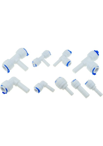 L 9 52MM-9 52 Boru Tipi Ters Osmoz Hortum Bağlantısı Hızlı Bağlantı Kök L Düz Tee Ro Su Akvaryumu Plastik Bağlantı Borusu Bağlantı Parçası (Yurt Dışından)