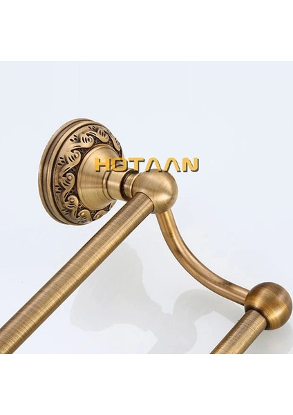 L 55 cm Tarzıdır Antik Pirinç Banyo Havlu Tutucu Tek Havlu Bar Havlu Askısı Katı Alüminyum Havlu Demiri cm Banyo Aksesuarları (Yurt Dışından)