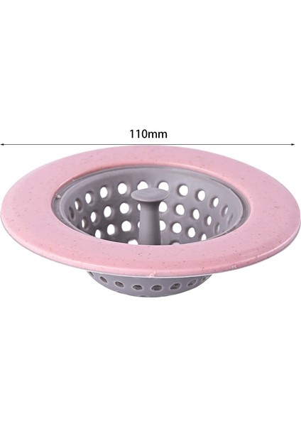 Küvet Tıpa D Tarzı Silikon Banyo Lavabo Drenaj Saç Catcher Stoper Fiş Lavabo Süzgeci Filtre Lavabo Zemin Drak Trim Mutfak Aksesuarları (Yurt Dışından)
