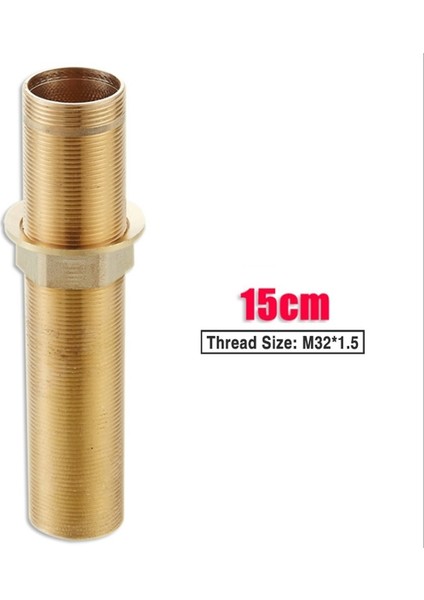 15 cm Set Stili Musluk Yedek Parçaları Prinç Sabit Ayak Mutfak Lavabo Musluğu Uzatılmış Sabit Ayak Mikser Kurulum Aksesuarları Vida Somunu (Yurt Dışından)