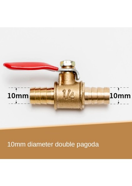 10MM Tarzı Pirinç Küçük Küresel Vana '' '' '' Dişierkek Konu Pirinç Vana Konnektörü Ortak Bakır Boru Bağlantı Elemanı Çoğaltıcı Adaptörü (Yurt Dışından)