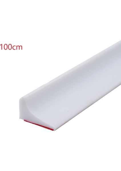 Gri 80CM Stili Banyo Tutma Su Bariyeri Şeridi Kuru ve Islak Ayırma Silikon Conta Şeridi Su Durdurucu Engelleyici Kapı Alt Sızdırmazlık Şeridi (Yurt Dışından)