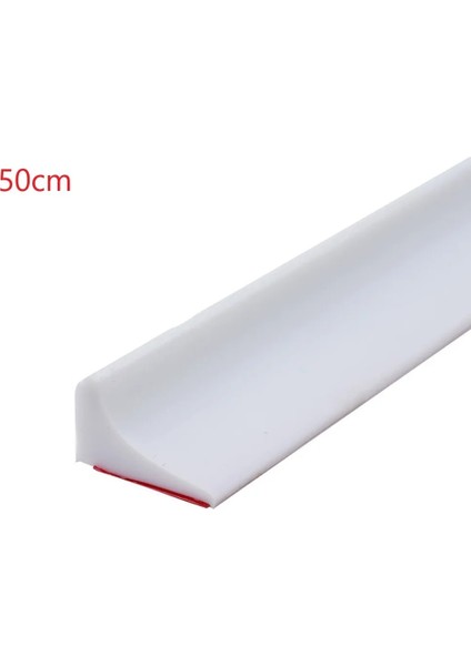 Gri 80CM Stili Banyo Tutma Su Bariyeri Şeridi Kuru ve Islak Ayırma Silikon Conta Şeridi Su Durdurucu Engelleyici Kapı Alt Sızdırmazlık Şeridi (Yurt Dışından)