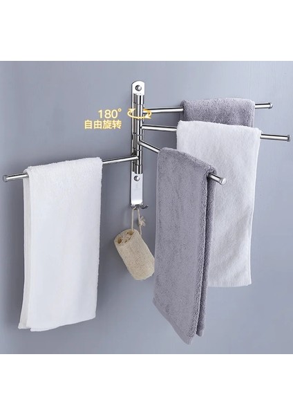 2 Kutuplu Havlu Askısı Tarzı Dönen Paslanmaz Çelik Banyo Döner Havlu Çubuğu Salıncak Askı Havlu Askısı Kanca ile Yerden Tasarruf Sağlayan Duvara Monte Havlu Demiri (Yurt Dışından) modelleri
