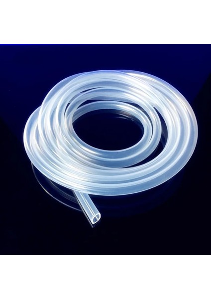 3X8MM Tarzı 1 Metre Zes Gıda Sınıfı Şeffaf Silikon Tüp Kauçuk Hortum Su Gaz Borusu Zararına Satmak (Yurt Dışından)