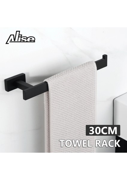 30CM Tarzı 30 cm Havlu Tutucu Havlu Rayları Duvara Montaj Raf Banyo Havlu Çubuğu Paslanmaz Çelik Havlu Raf Banyo Aksesuarları (Yurt Dışından) fiyatları
