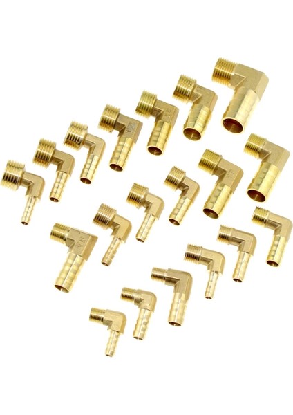 Pl Stili 8 mm Diken Pirinç Hortum Bağlantısı Dikenli Kuyruk Dişlisi Hava Su Borusu Konektörü Bağlantı Çoğaltıcı Adaptörü (Yurt Dışından)