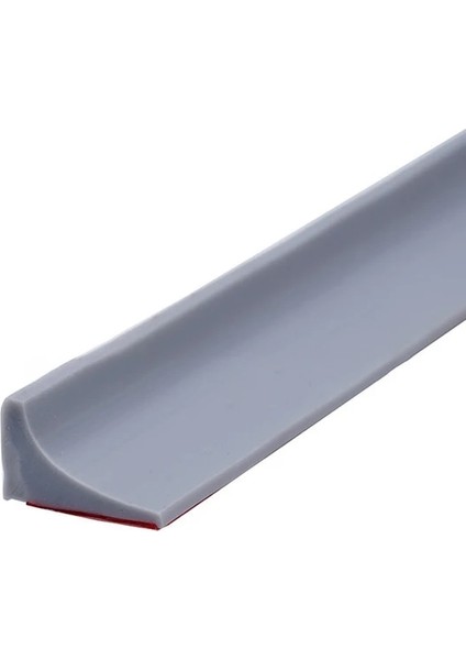 Gri 30CM Tarzı Banyo Tutma Su Bariyeri Şeridi Kuru ve Islak Ayırma Silikon Conta Şeridi Su Durdurucu Engelleyici Kapı Alt Sızdırmazlık Şeridi (Yurt Dışından)