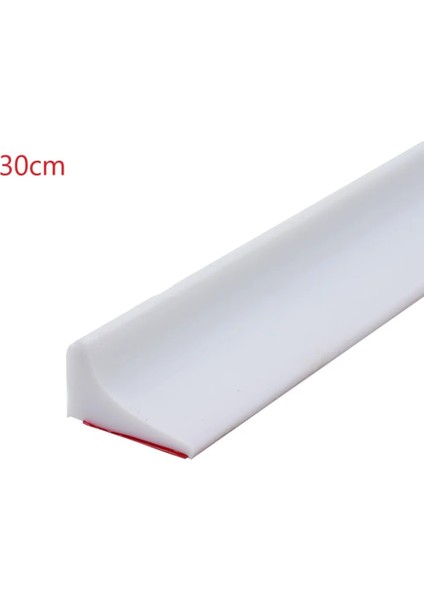 Gri 30CM Tarzı Banyo Tutma Su Bariyeri Şeridi Kuru ve Islak Ayırma Silikon Conta Şeridi Su Durdurucu Engelleyici Kapı Alt Sızdırmazlık Şeridi (Yurt Dışından)