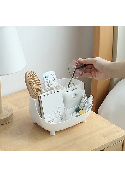 B Tarzı Yaratıcı 6 Gird Masaüstü Organizatör Kalemlik Çok Fonksiyonlu Masa Makyaj Kalem Depolama Standı Kutusu Okul Ofis Kırtasiye (Yurt Dışından) fırsatları