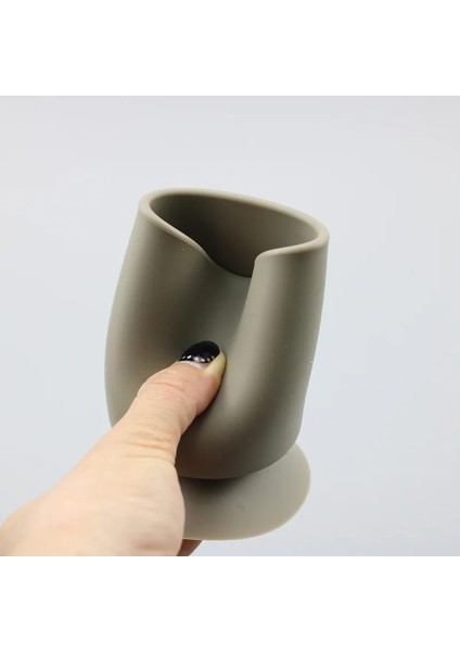 Bir Stil Vantuzlu Yaratıcı Silikon Kalemlik Kalem Standı Kalem Pot Makyaj Fırça Konteyner Masa Düzenleyici Depolama Kırtasiye (Yurt Dışından) fırsatları