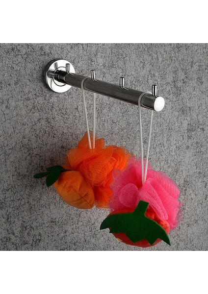 Bir Stil Paslanmaz Çelik Kanca Duvara Monte Havlu Elbise Askısı Banyo Kanca Dönebilen Banyo Raf Havlu Askısı Banyo Aksesuarları (Yurt Dışından)
