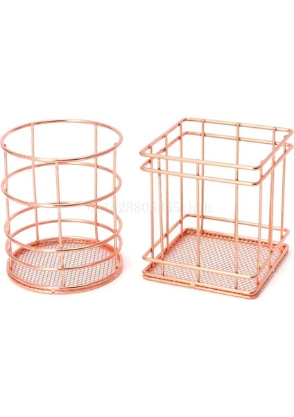 B Tarzı Gül Altın Metal Kalemlik Kutusu Kasa Masası Kırtasiye Ofis Okul Masası Malzemeleri (Yurt Dışından) fiyatları