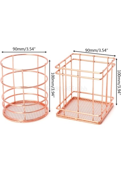 B Tarzı Gül Altın Metal Kalemlik Kutusu Kasa Masası Kırtasiye Ofis Okul Masası Malzemeleri (Yurt Dışından) modelleri