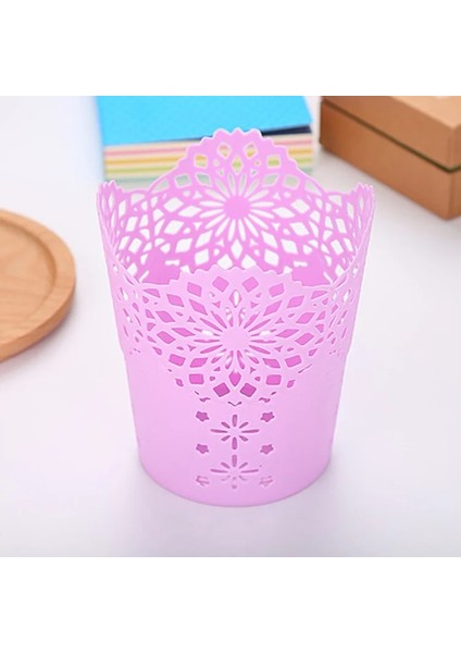 Pembe Tarzı Kawaii Masa Düzenleyici Kalemlik Öğrenci Sevimli Büyük Kapasiteli Masaüstü Düzenleyici Yaratıcı Depolama Tüpü Kalem Kutusu (Yurt Dışından) indirimleri