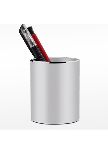 Gri Tarzı Alüminyum Alaşım Kalemlik, Yuvarlak Metal Kalemlik, Ofis, Okul ve Ev Için Kalem Masa Düzenleyici ve Makyaj Fırçası Tutacağı (Yurt Dışından) modelleri