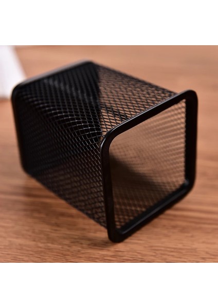 No.2 Tarzı Yeni Kalemlik Ofis Masası Metal Örgü Kare Kalem Pot Bardak Kutusu Konteyner Organizatör Dayanıklı Kalem Kutusu (Yurt Dışından)