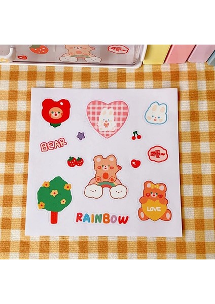 Etiket Bir Stil Kawaii Organizatör Çok Fonksiyonlu Buzdolabı Kalemlik Sevimli Büyük Kapasiteli Masaüstü Organizatör Depolama Yaratıcı Tüp Kalem Kutusu (Yurt Dışından)