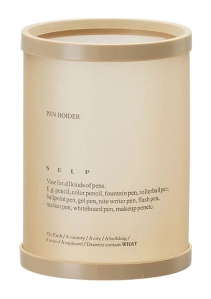 Bej Tarzı Nefis Öğrenci Kırtasiye Tutucu Silindir Masa Kalemler Tutucu Çocuklar Için Büyük Kapasiteli Homeofficeschool Malzemeleri (Yurt Dışından) indirimleri