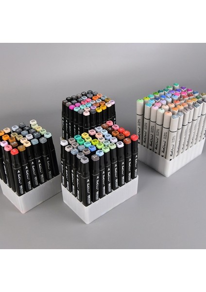 No.48 Stili Yuvalar Işaretleyici Kalem Depolama Tutucu Fırça Kalemlik Raf Masa Standı Organizatör Çok Işlevli Alet 96BA (Yurt Dışından) indirimleri