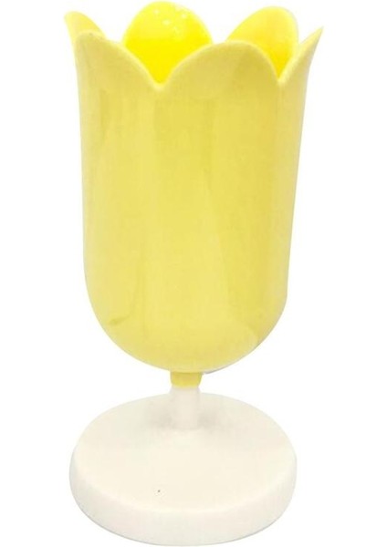 Sarı Stil Güzel Çiçek Kalemliköğrenci Dekoratif Masaüstü Organizatör Kozmetik Saklama Kutusu Kawaool Kırtasiye (Yurt Dışından)