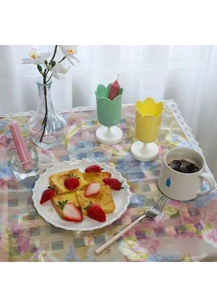 Sarı Stil Güzel Çiçek Kalemliköğrenci Dekoratif Masaüstü Organizatör Kozmetik Saklama Kutusu Kawaool Kırtasiye (Yurt Dışından) fırsatları