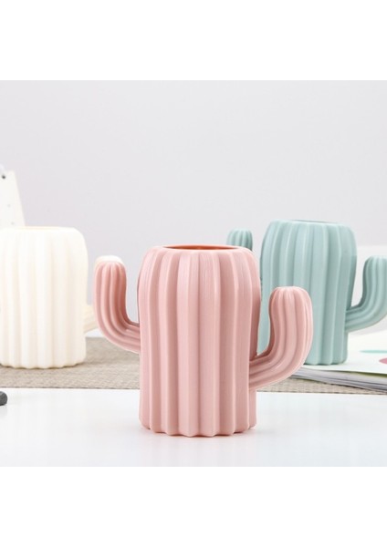 Erik Tarzı Kaktüs Kalemlik Kırtasiye Masaüstü Organizatör Masa Kalemlik Saklama Kutusu Kalem Konteyner Fırça Pot Vazo Ofis Malzemeleri (Yurt Dışından) fırsatları