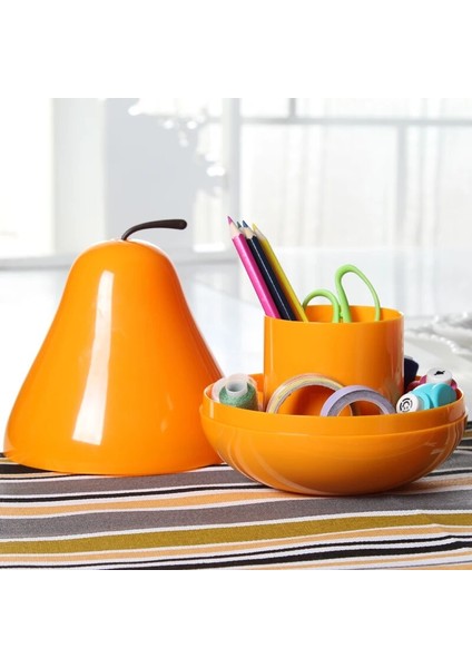 C Tarzı Plastik Sevimli Armut Saklama Kutusu Meyve Kalemlik Kalem Konteyner Kutusu Fırça Pot Kutusu Muhtelif Organizatörler Masaüstü Ofis Kırtasiye (Yurt Dışından) indirimleri