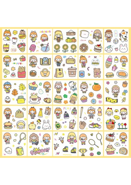 25 Adet Turuncu Kız Stili Kalemlik Masa Düzenleyici Masaüstü Saklama Kutusu Pp Plastik Toz Geçirmez Basit Yurt Kozmetik Çok Katmanlı Fg Kutusu (Yurt Dışından)