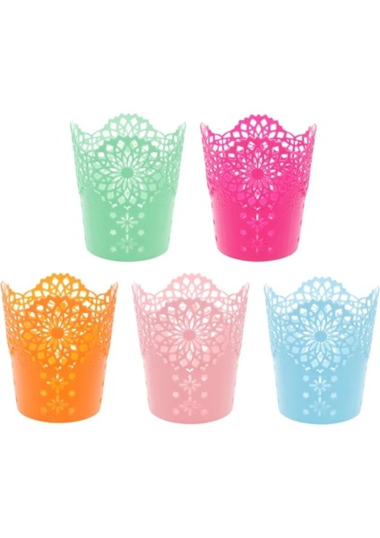 Gösteri Tarzı Olarak Hollow Çiçek Fırça Depolama Kalem Kalem Pot Tutucu Konteyner Masa Organizatör Hediye (Yurt Dışından) fiyatları