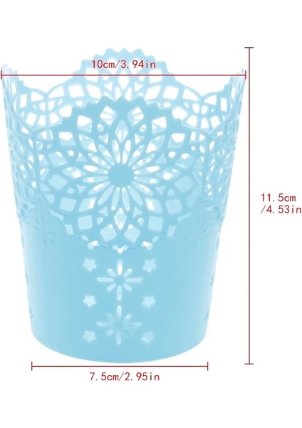 Gösteri Tarzı Olarak Hollow Çiçek Fırça Depolama Kalem Kalem Pot Tutucu Konteyner Masa Organizatör Hediye (Yurt Dışından) modelleri