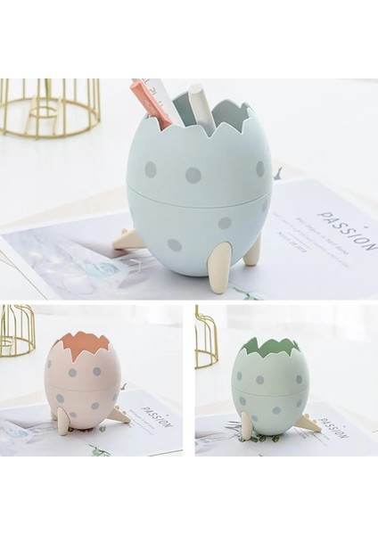 Pembe Tarzı Yaratıcı Sevimli Dinozor Yumurta Plastik Kalemlik Standı Ofis Masası Organizatör Kalem Pot Konteyner Kırtasiye Saklama Kutusu Çocuklar Hediye (Yurt Dışından) fırsatları