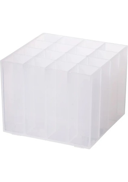 80X80X60MM Stili 1 Adet Beyaz Şeffaf Plastik Masa Ofis Kalem Organizatör Için Basit Çok Fonksiyonlu Kalemlik (Yurt Dışından)