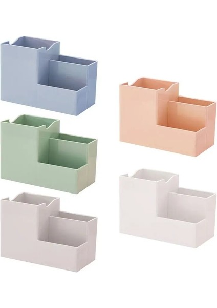 Beyaz Stil Masaüstü Kalemlik Organizatör Çok Fonksiyonlu Kırtasiye Konteyner Depolama Kozmetik Makyaj Araçları Raf Okul Ofis Eşyaları (Yurt Dışından) fiyatları