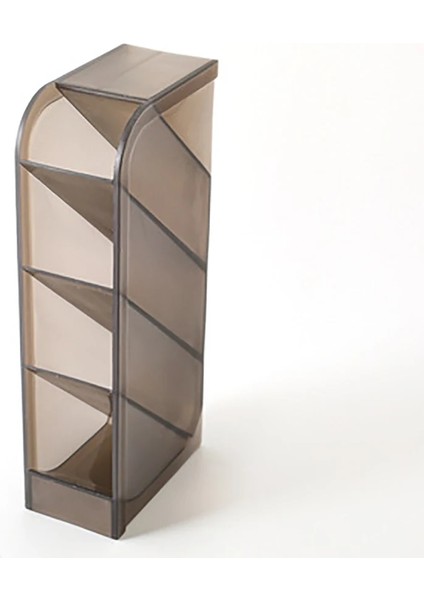 Koyu Gri Tarzı Kalemler Için Masa Düzenleyici Fırça Tutacağı Masa Kalemlik Okul Malzemeleri Için Korece Kawaii Kırtasiye ve Ofis Makyaj Düzenleyici (Yurt Dışından)