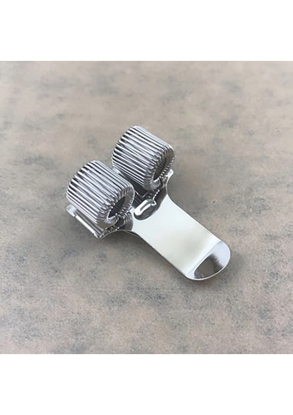 Çift Delikli Dik Stil Paslanmaz Çelik Kalemlik Singledoubletriple Delikli Metal Yaylı Kalemlik Ev Ofis Için Cep Klipsi ile Pluma Titulares (Yurt Dışından)