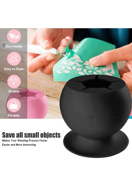 C Stili Yeni Taşınabilir Vinil Silikon Vantuz Tipi Emme Atık Plastik Toplayıcı Toplama Yardımcısı Dıy El Sanatları Atık Saklama Kutusu (Yurt Dışından) indirimleri