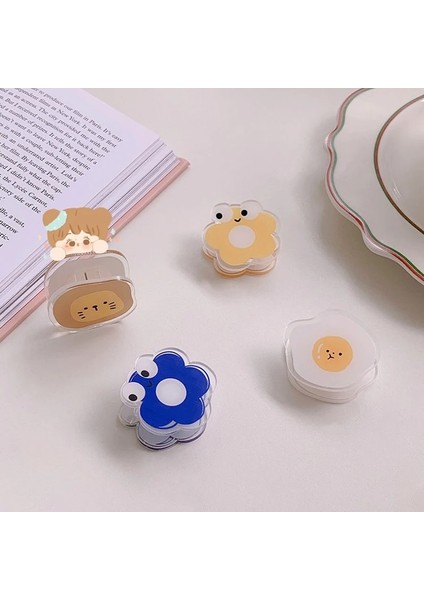 H11-DOSYA Klipleri Stili Sevimli Karikatür Yumurta Çiçek Dosya Klasörü Plastik El Hesabı Dekoratif Klip Çok Fonksiyonlu Ofis Kırtasiye Veri Sabitleme Klipsi (Yurt Dışından) indirimleri