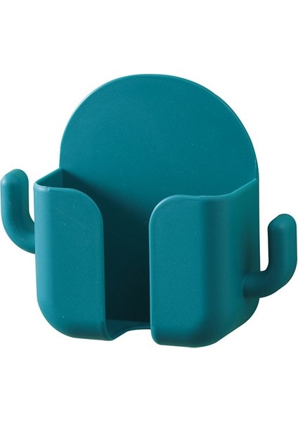 Katı Koyu Mavi Tarzı Masa Düzenleyici Kırtasiye Uzaktan Kumanda Saklama Kutusu Ücretsiz Puarging Delik Klima Uzaktan Kumanda Raf Kalemlik (Yurt Dışından)