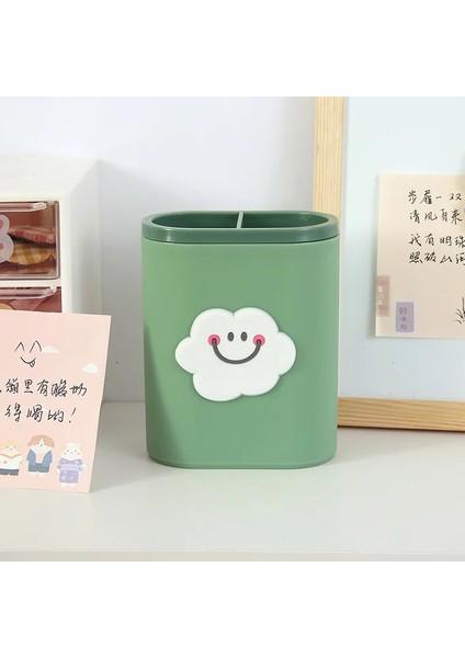 Ben Stil Karikatür Plastik Masaüstü Kalem Kalemlik Kawaii Ofis Masası Organizatör Makyaj Depolama Çeşitli Eşyalar Kutusu Kırtasiye Okul Malzemeleri (Yurt Dışından)