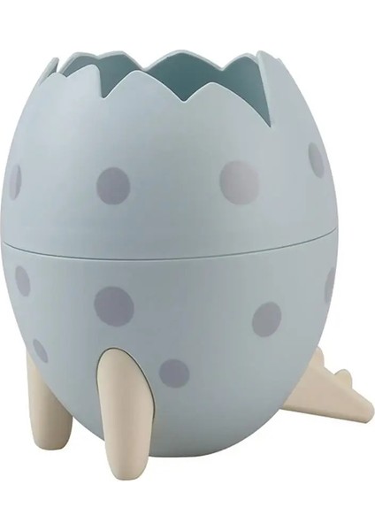 Mavi Stil Yaratıcı Sevimli Dinozor Yumurta Plastik Kalemlik Standı Ofis Masası Organizatör Kalem Pot Konteyner Kırtasiye Saklama Kutusu Çocuklar Hediye (Yurt Dışından)
