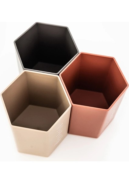 No.1 Tarzı Yaratıcı Çok Amaçlı Altıgen Tasarım Kalemlik Öğrenci Kırtasiye Tutacağı Metal Kalemlik Ev Ofis Için Büyük Kapasiteli (Yurt Dışından) fırsatları