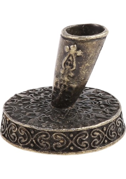 Bir Stil Tüy Quill Dip Peool Için Vintage Metal Yuvarlak Ekleme Kalemlik Ofis Malzemeleri Kırtasiye Öğrenci Hediye (Yurt Dışından)