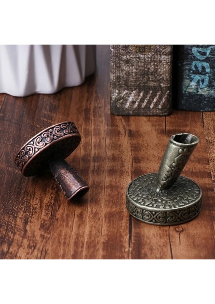 Bir Stil Tüy Quill Dip Peool Için Vintage Metal Yuvarlak Ekleme Kalemlik Ofis Malzemeleri Kırtasiye Öğrenci Hediye (Yurt Dışından) fırsatları