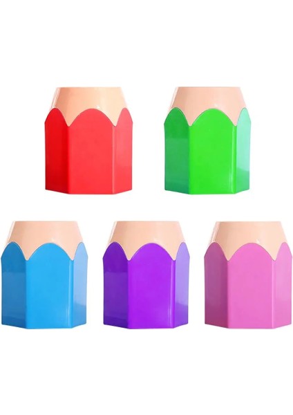 Kırmızı Stil Vodool Kalem Vazo Pot Makyaj Fırçası Tutucu Kırtasiye Masa Konteyner Ofis Malzemeleri Öğrenci Için Renkli Yaratıcı Kalemlik Yeni (Yurt Dışından) modelleri